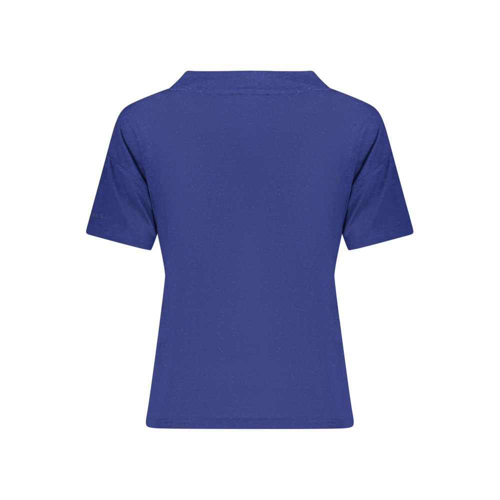 North Sails Blue Linen Women's T-Shirt
