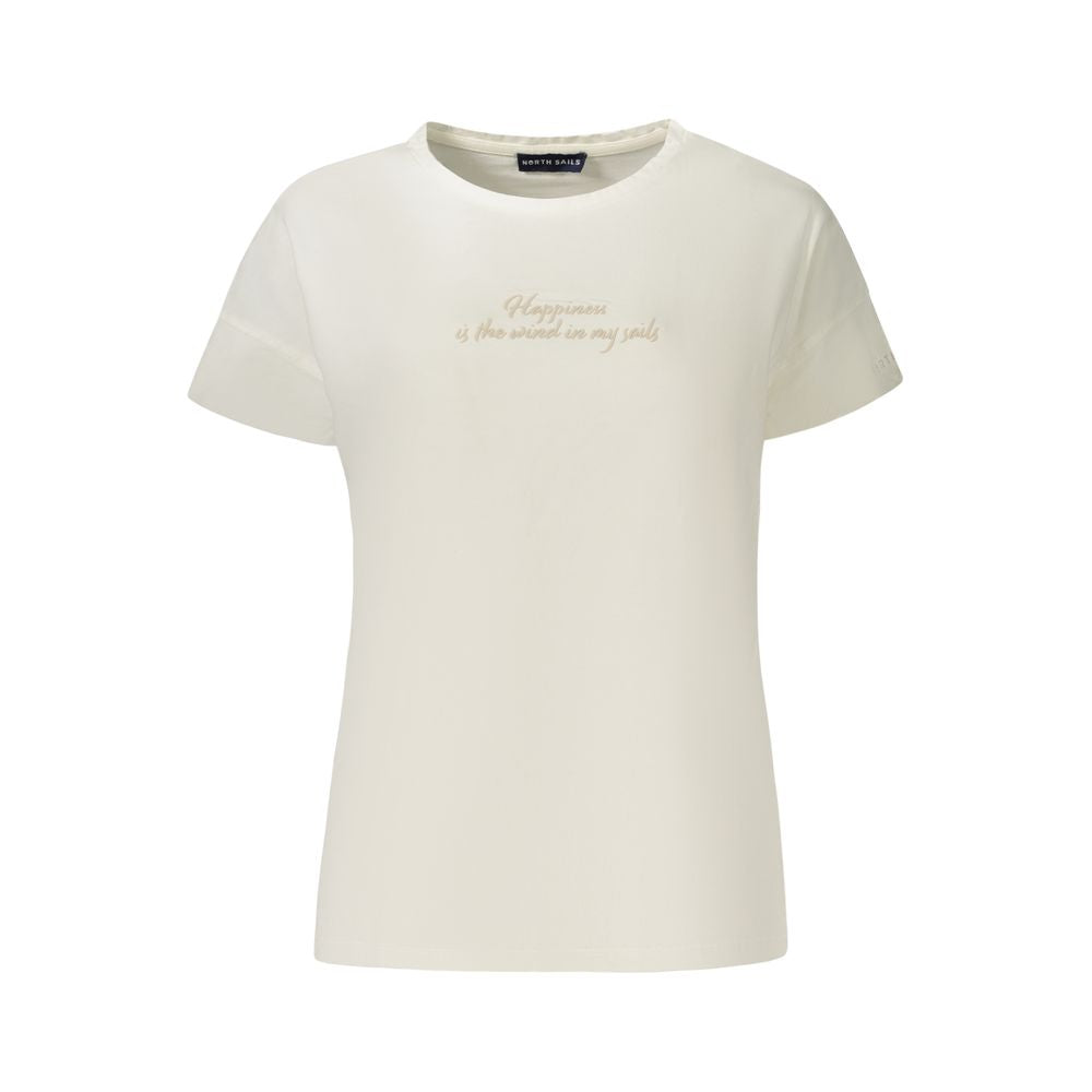 North Sails White Cotton Women's T-Shirt