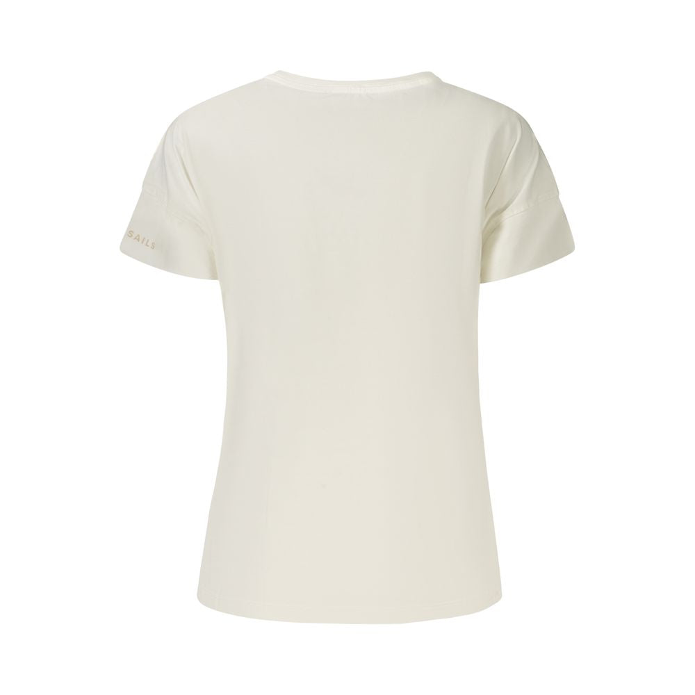 North Sails White Cotton Women's T-Shirt