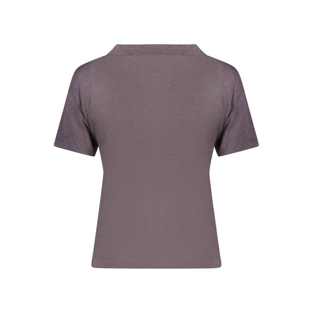 North Sails Gray Linen Women's T-Shirt