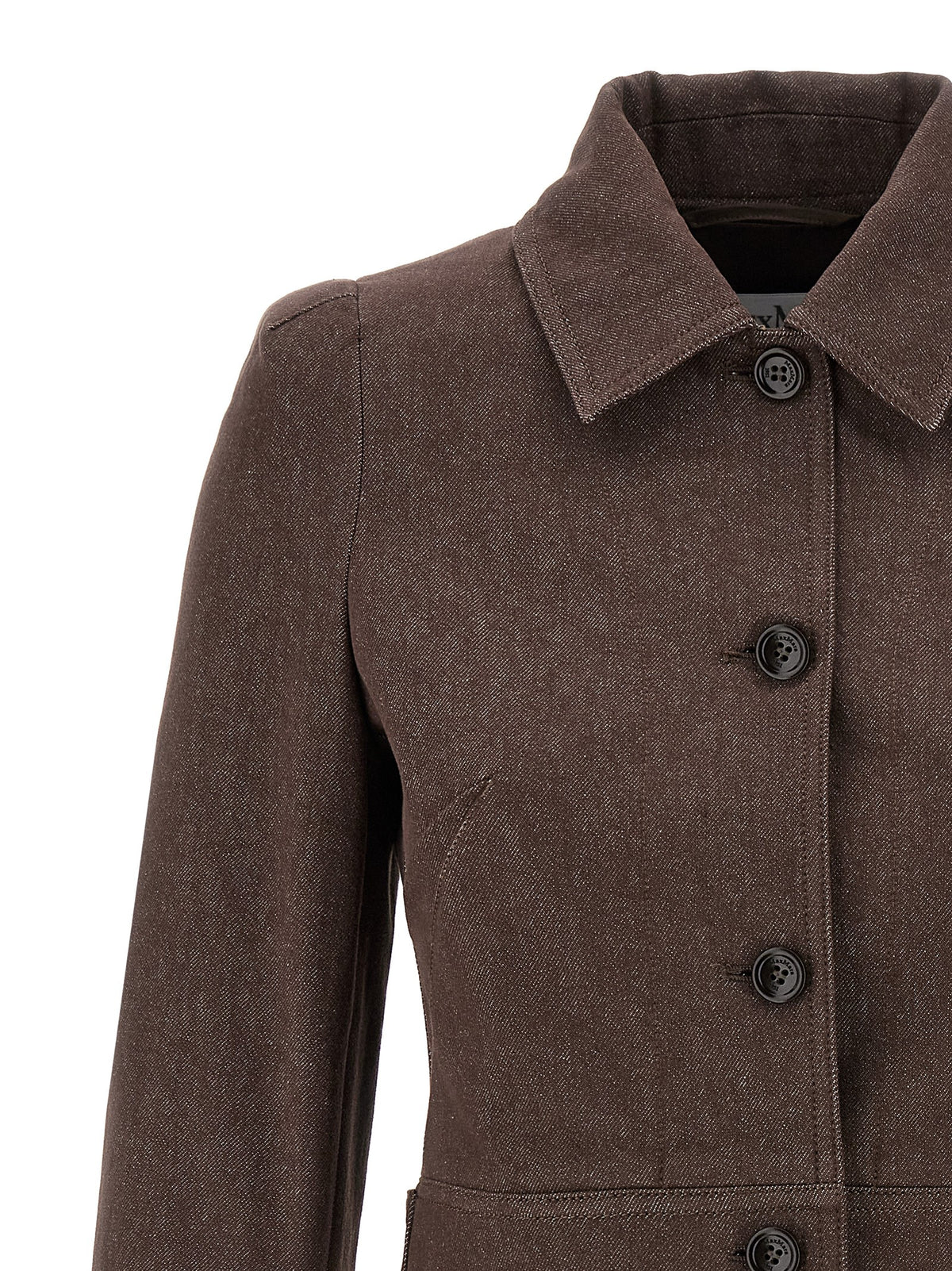 Max Mara rjav bombažni blazer