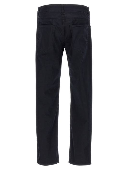Hugo Boss Re Maine Blue Cotton Casual Trousers