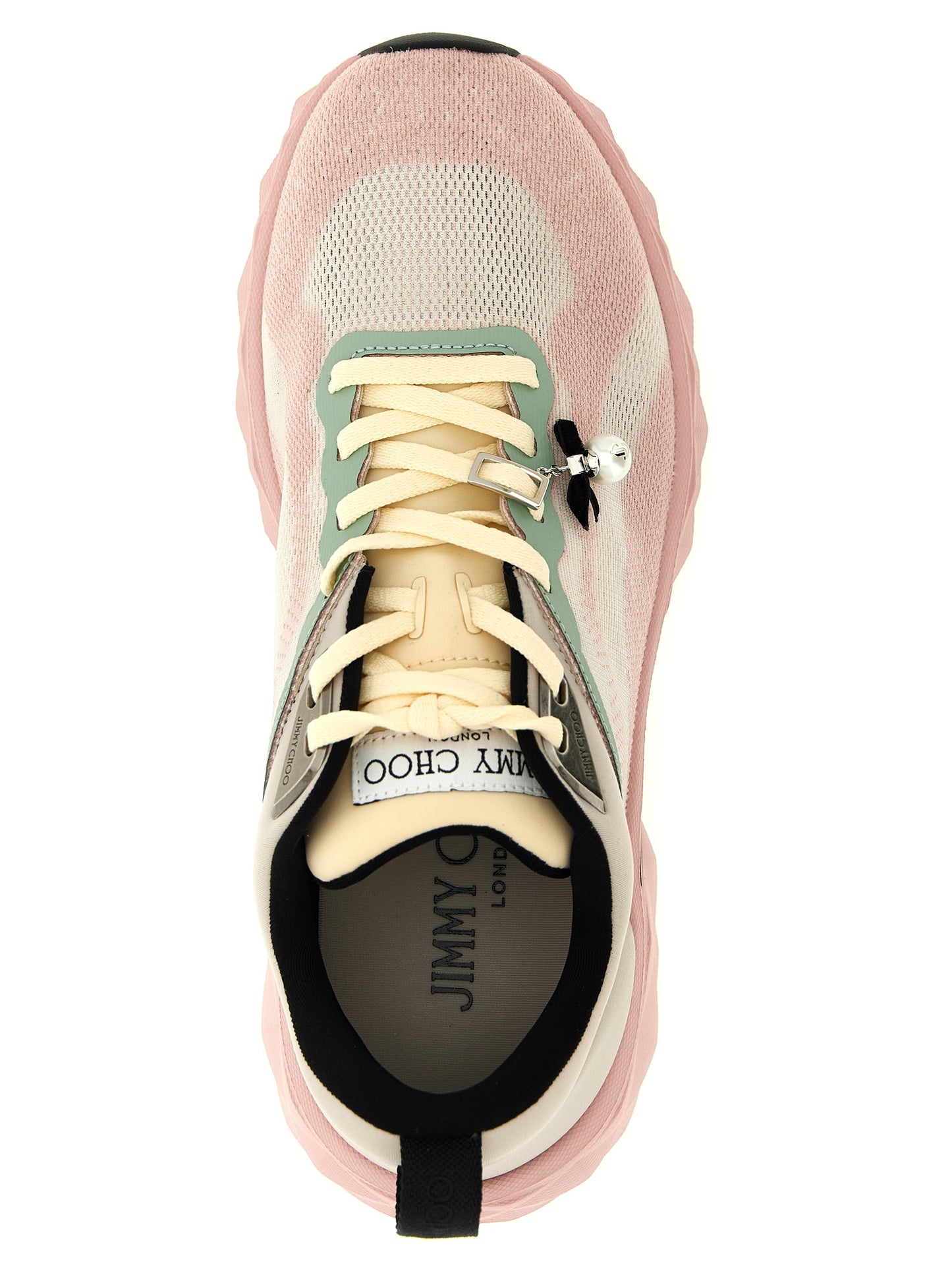 Jimmy Choo Multicolor Tencel Athletic Sneakers