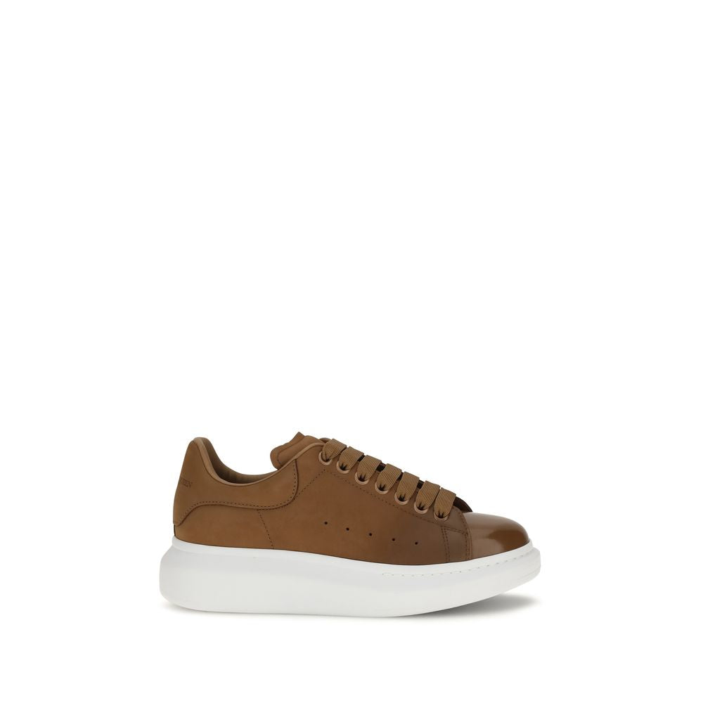 Alexander McQueen Braune Kalbsleder Bos Taurus Chunky Sneakers