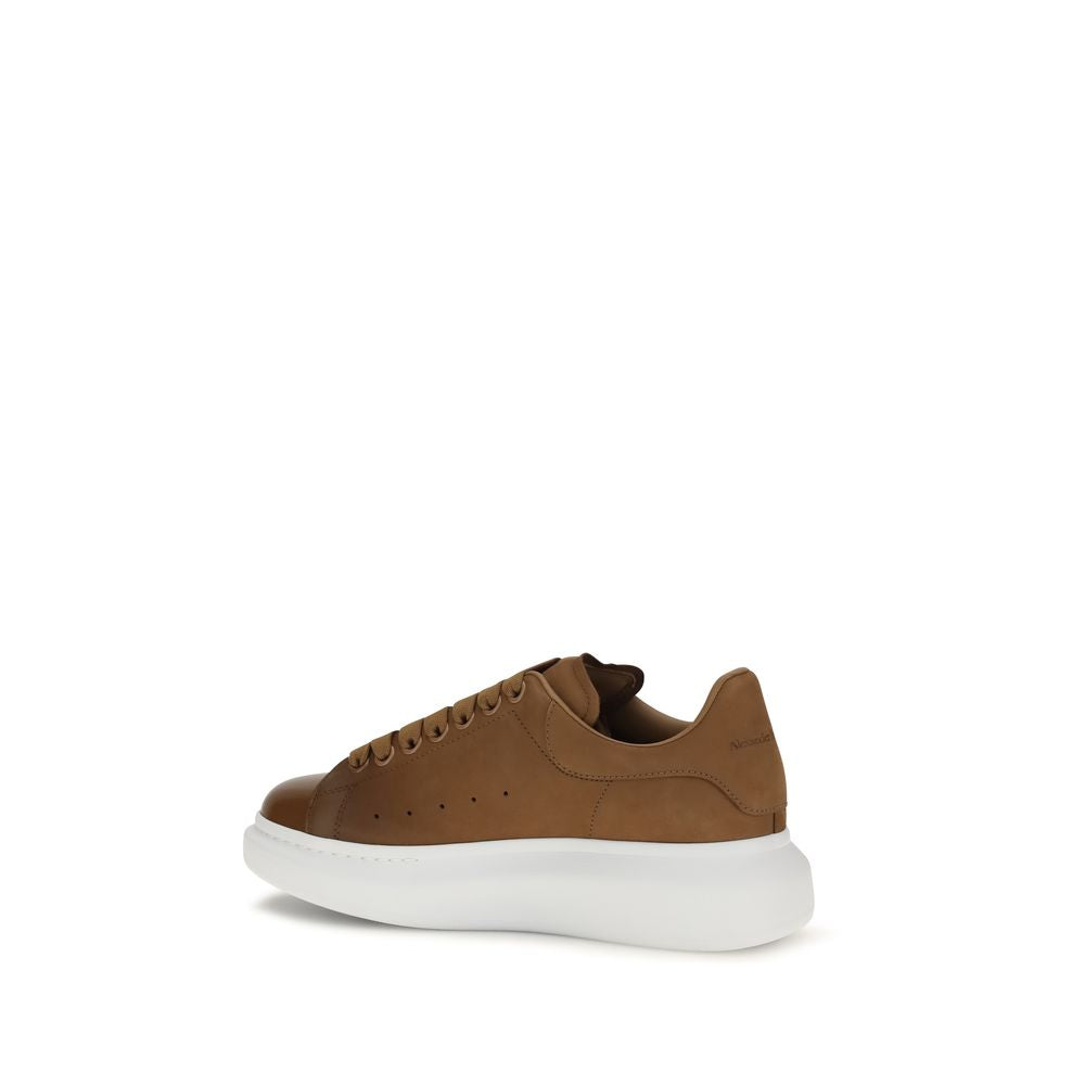 Alexander McQueen Braune Kalbsleder Bos Taurus Chunky Sneakers