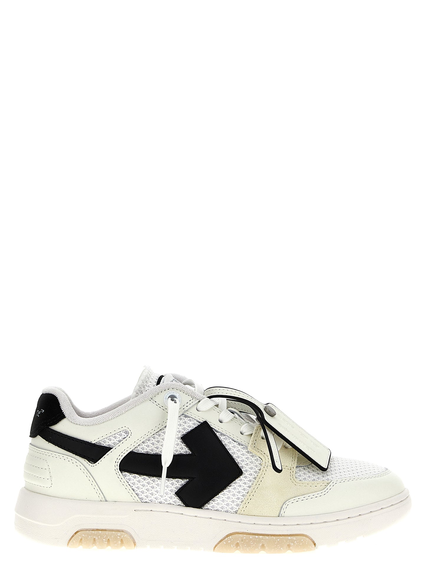 Off-White Bicolor-Sportschuhe aus Rindsleder
