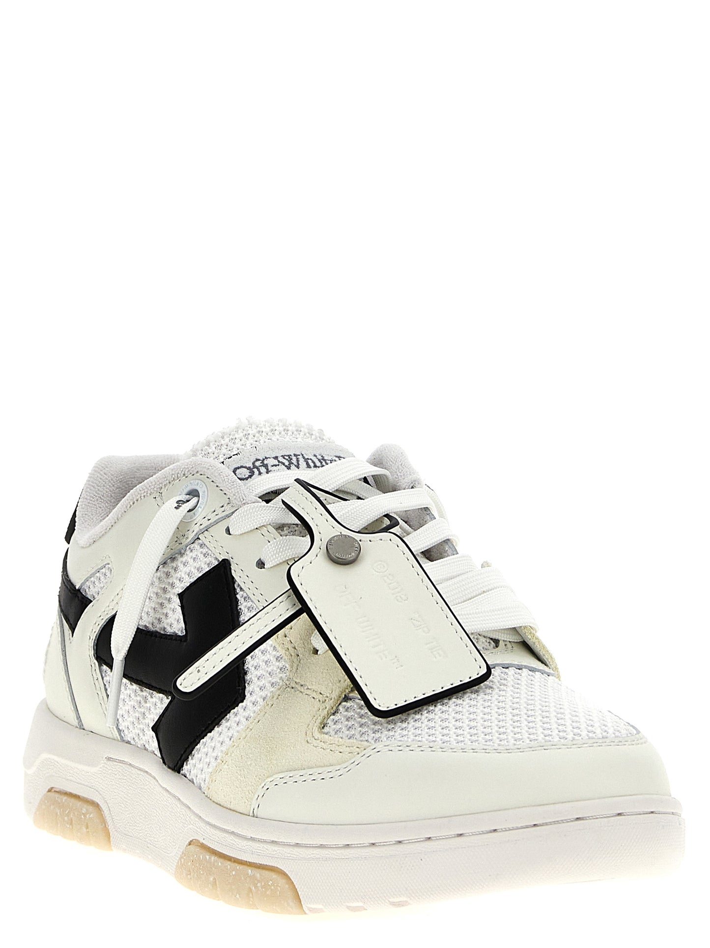 Off-White Bicolor-Sportschuhe aus Rindsleder