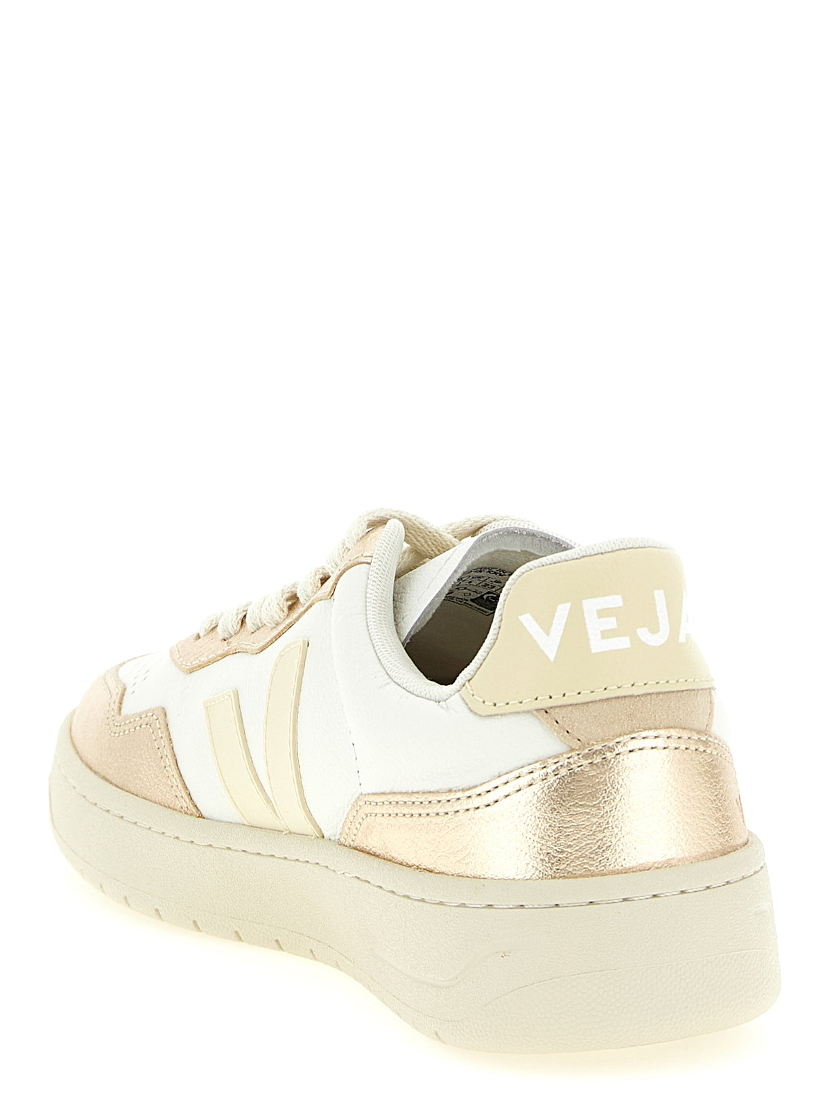 Veja Gold Echtleder-Sneaker mit niedrigem Schaft