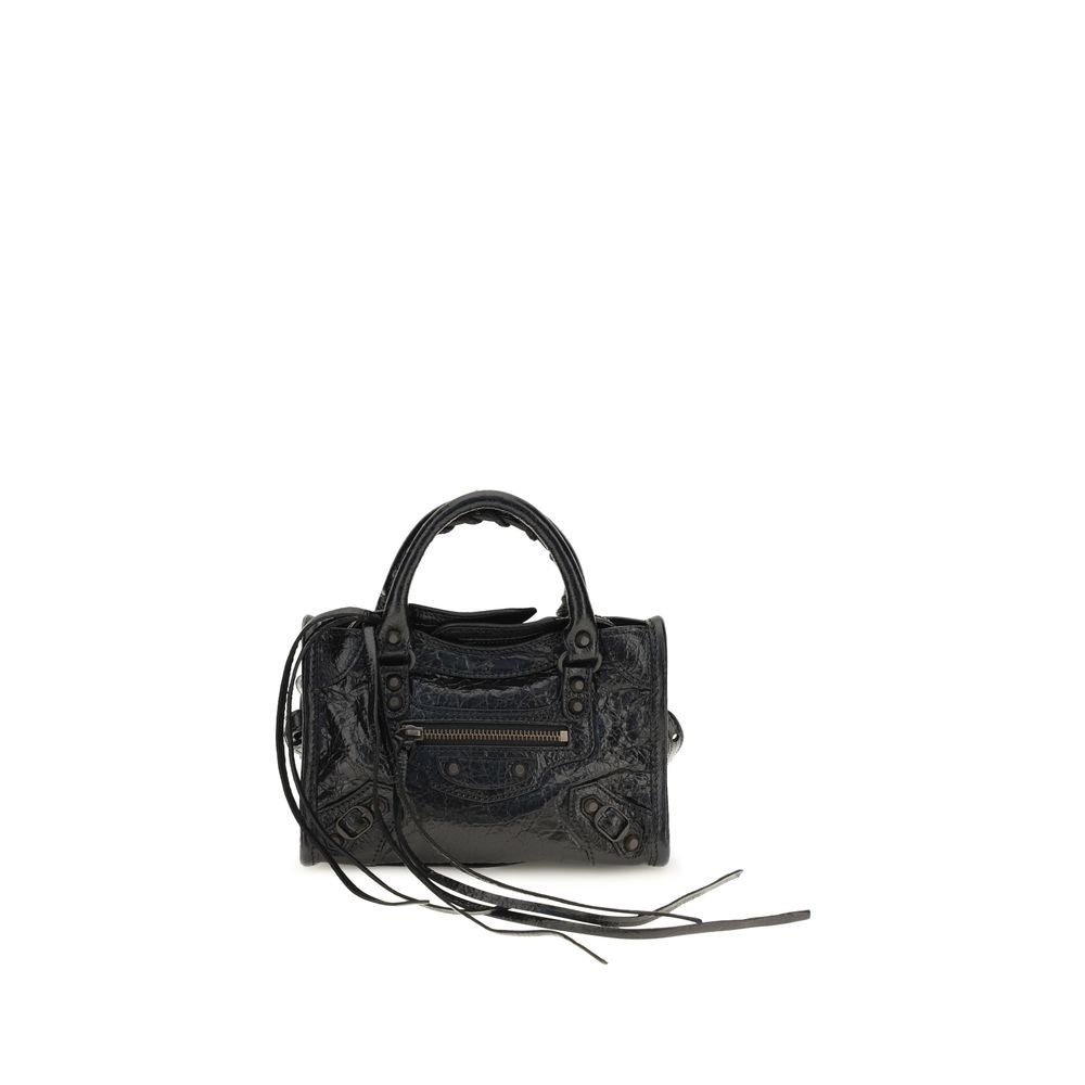 Balenciaga Black Leather Handbag
