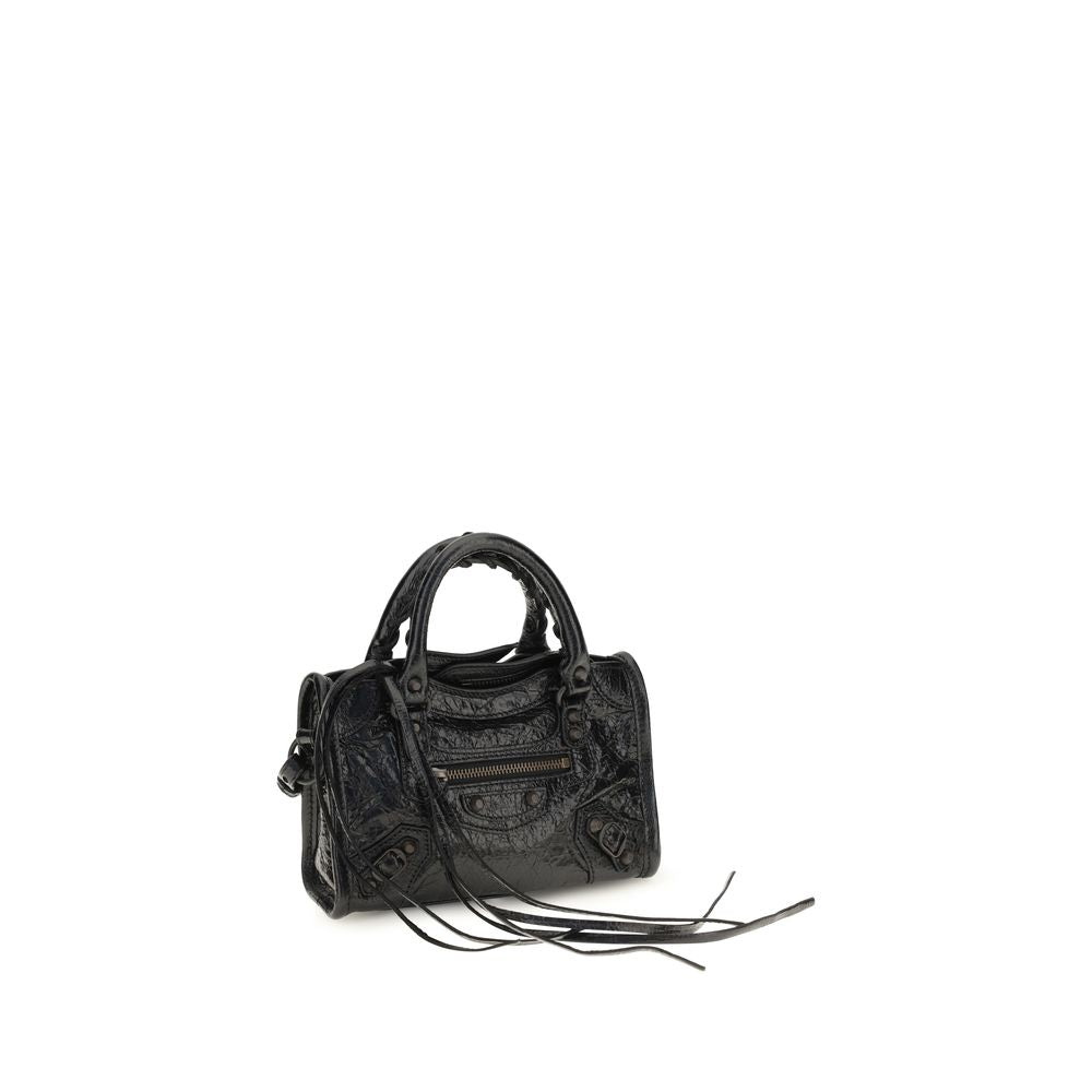 Balenciaga Black Leather Handbag