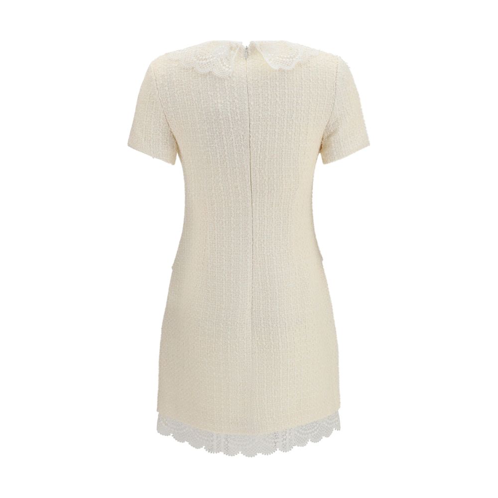 Self-Portrait Beige Casual Dress