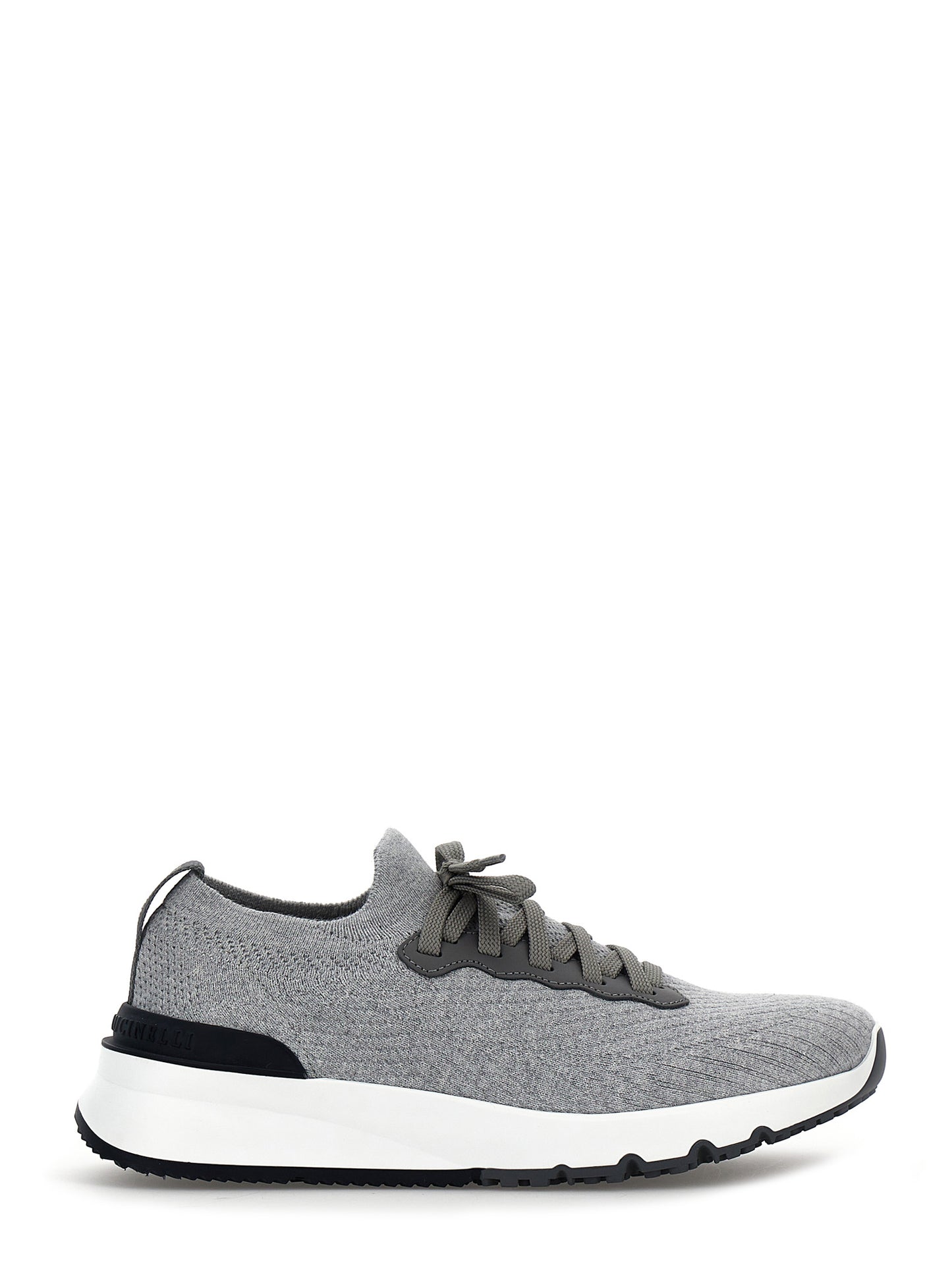 Brunello Cucinelli Grau Baumwolle Sportliche Sneaker