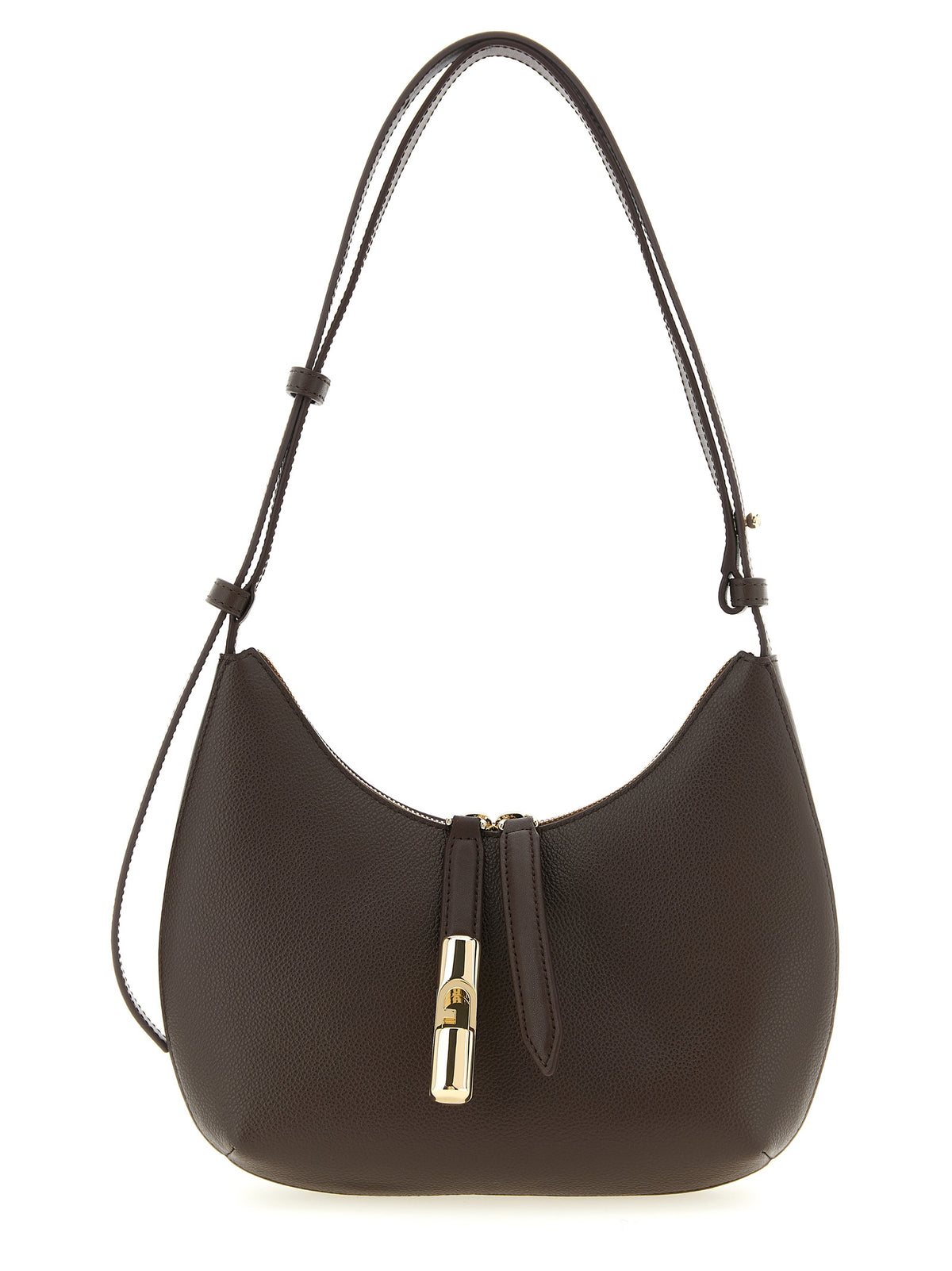 Furla Goccia Brown Leather Handbag
