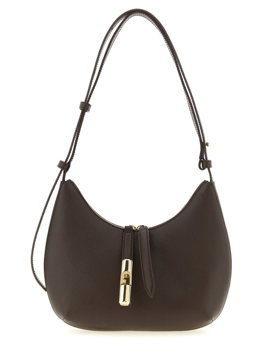 Furla Goccia Brown Leather Handbag