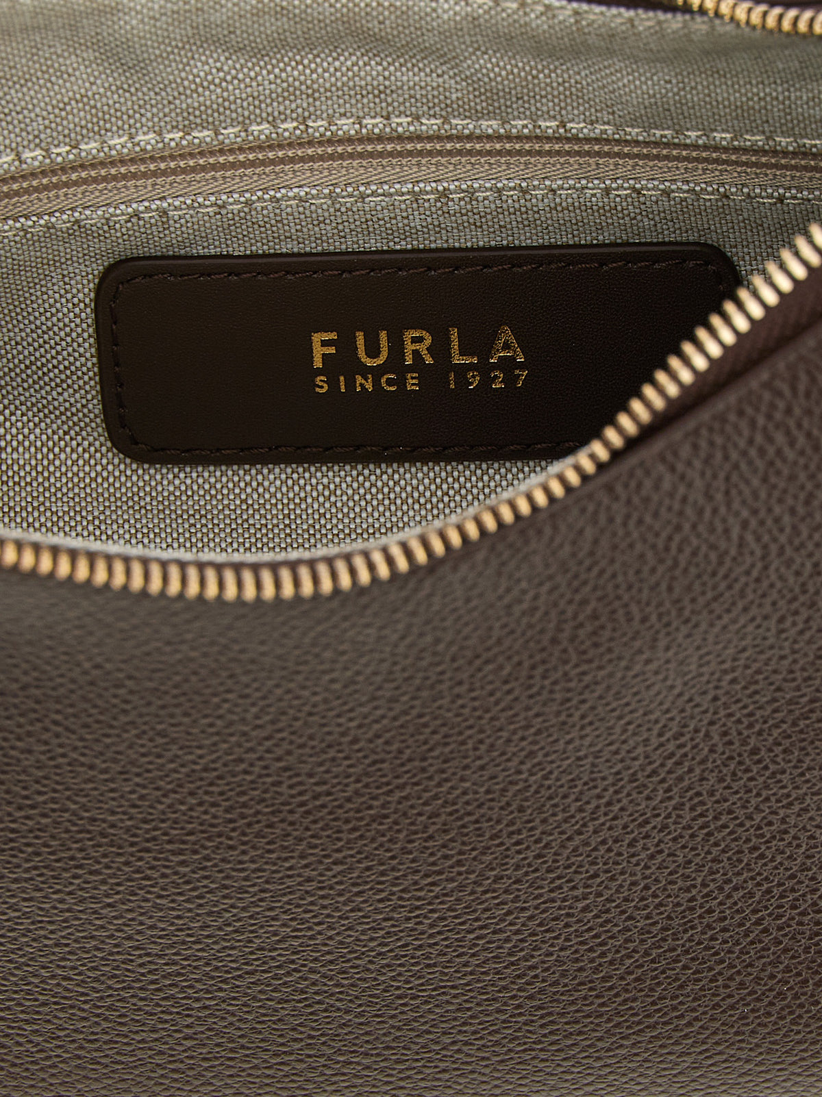 Furla Goccia Brown Leather Handbag