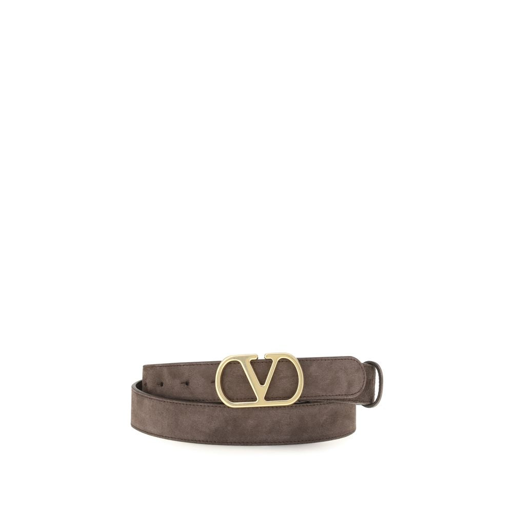 Valentino Garavani Brown Calf Leather Belt