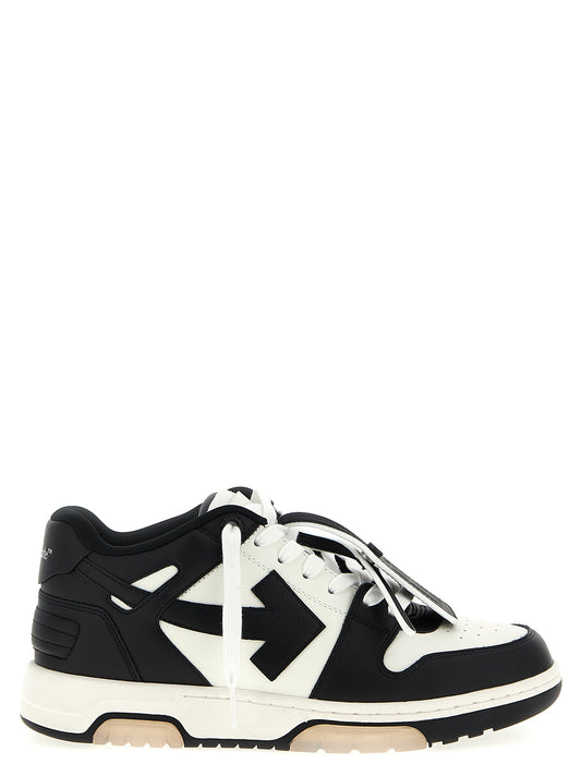 Off-White Bicolor Leather Low Top Sneakers