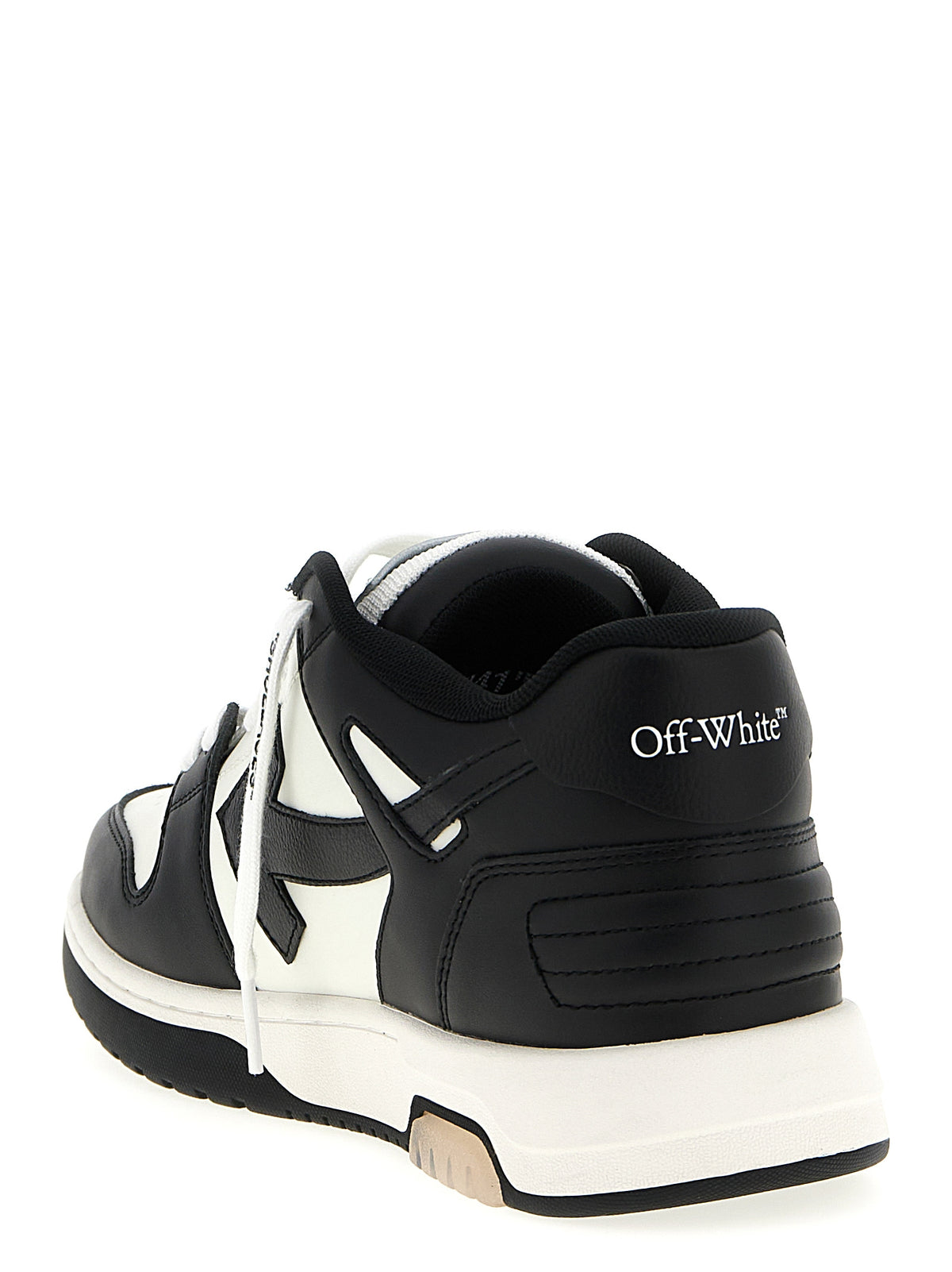 Off-White Bicolor Leather Low Top Sneakers