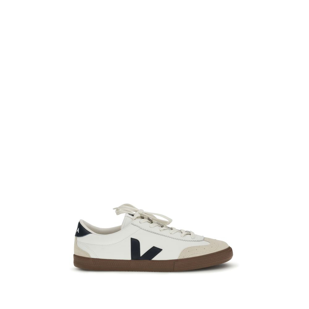 Veja Volley White Leather Sneakers
