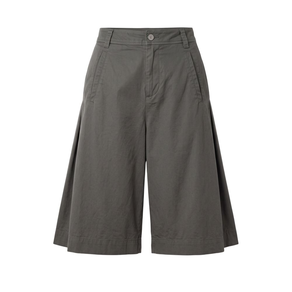 White cargo pants on a white background