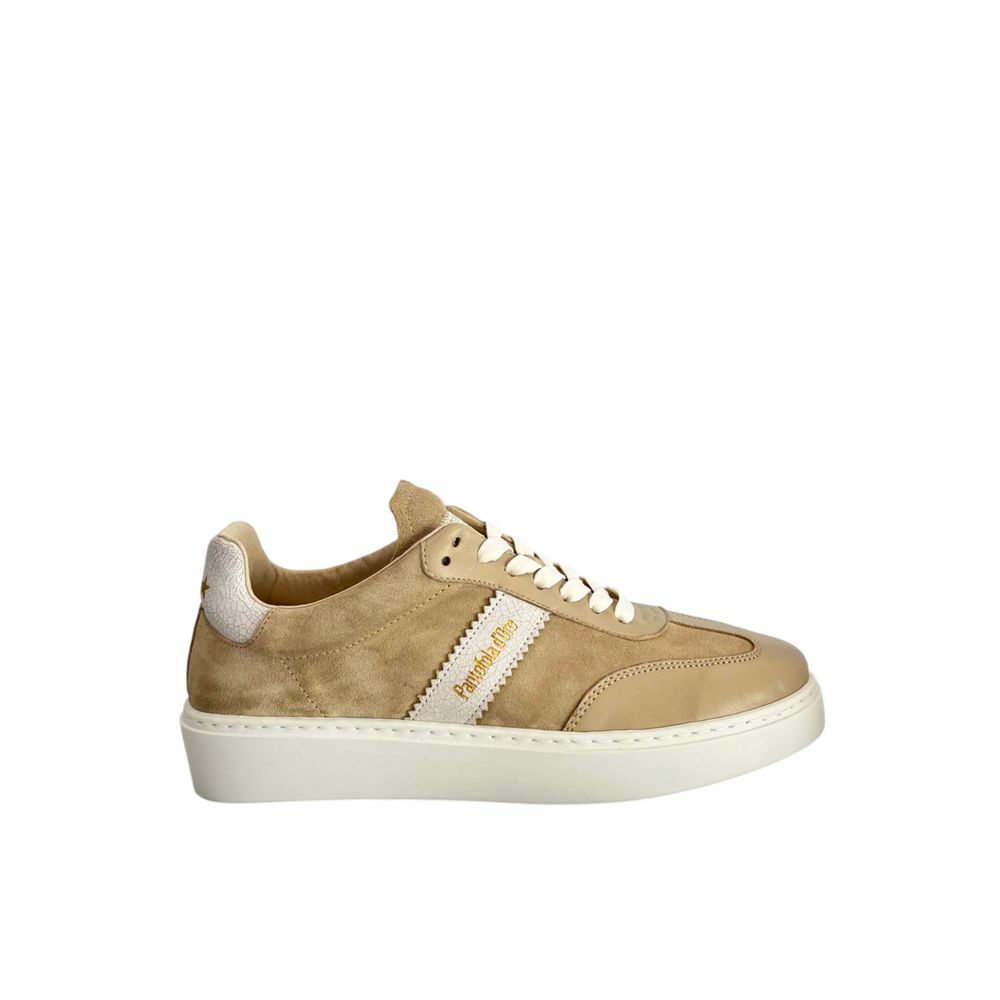 Pantofola D'Oro Beige Wildleder Herren-Sneaker