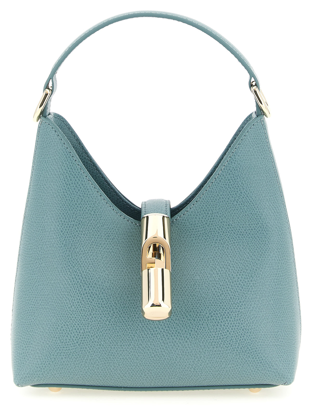 Furla Iride Light Blue Leather Handbag