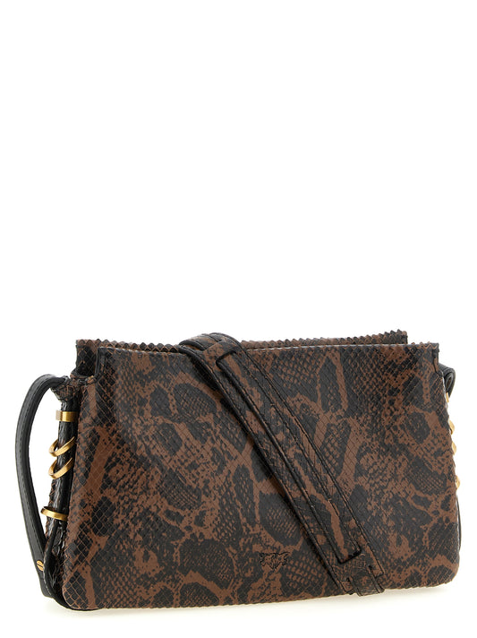 PINKO Brown Leather Handbag
