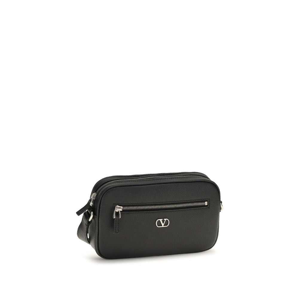 Valentino Garavani Black Leather Wallet