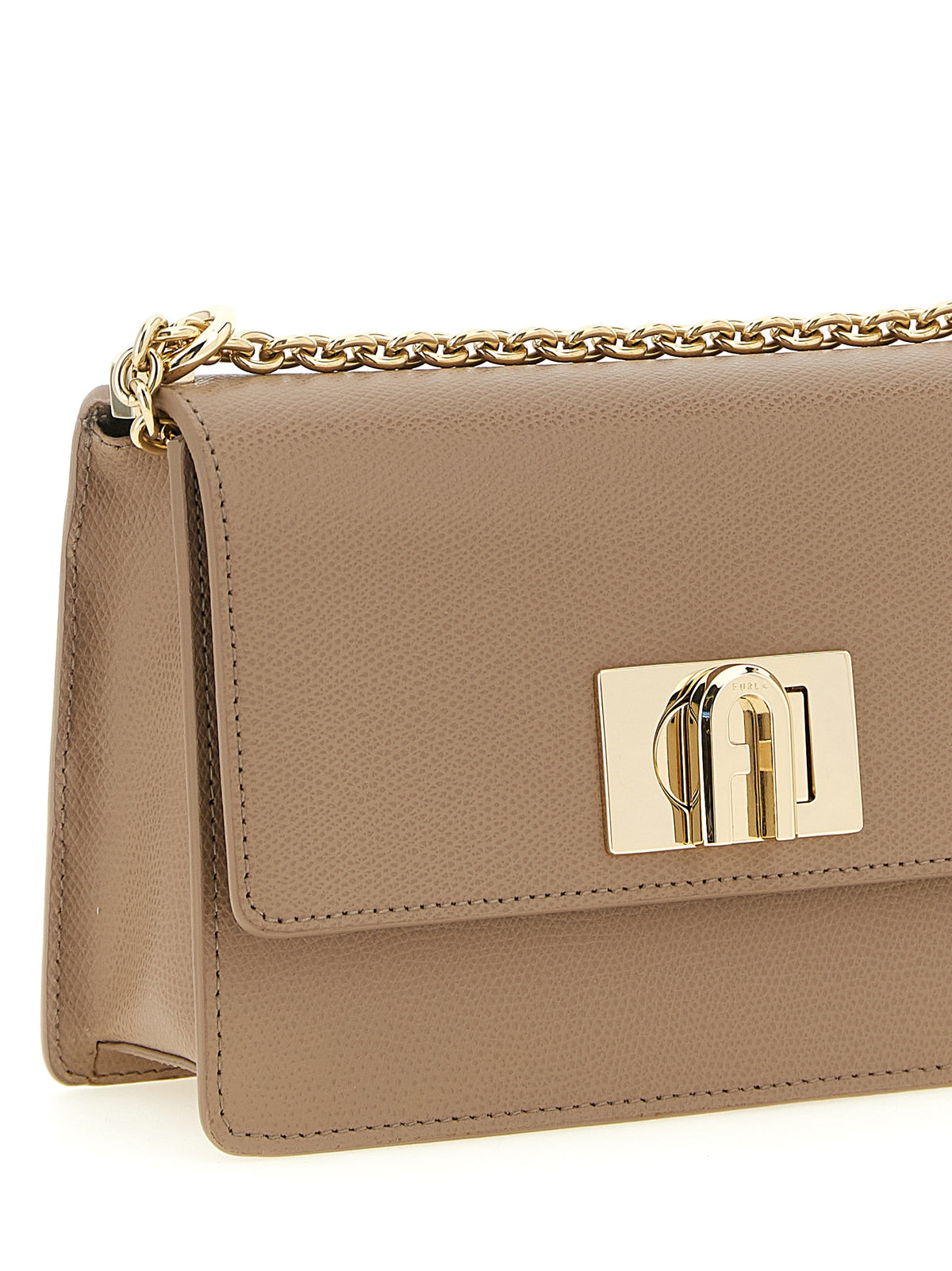 Furla 19277 Beige Leather Handbag