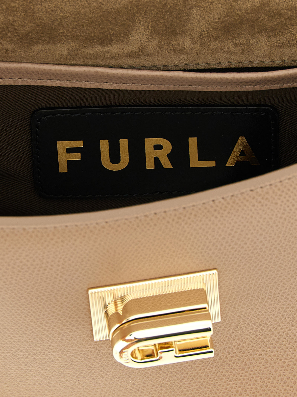 Furla 19277 Beige Leather Handbag