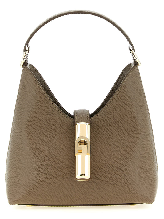 Furla Iride Brown Leather Handbag