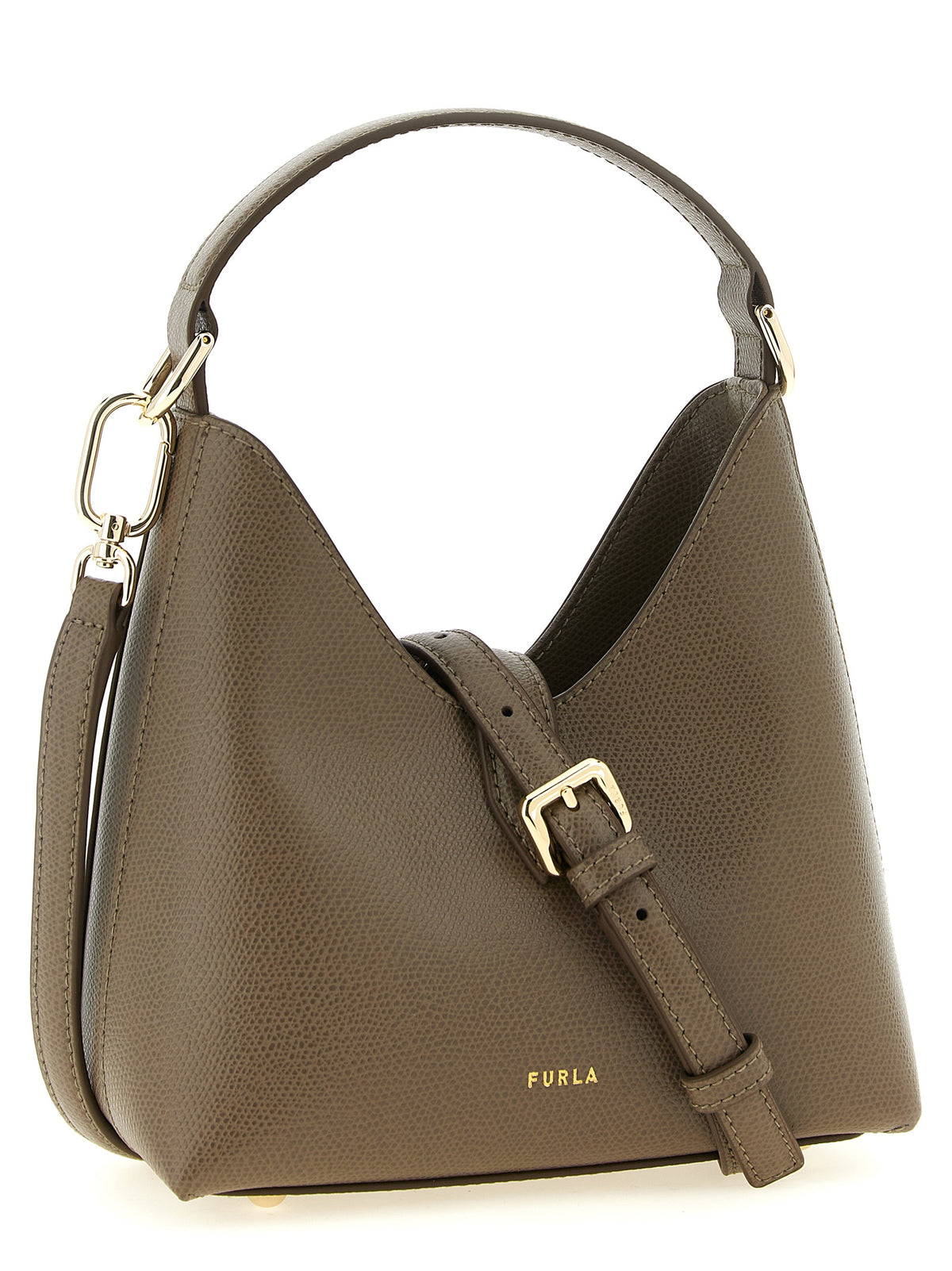 Furla Iride Brown Leather Handbag