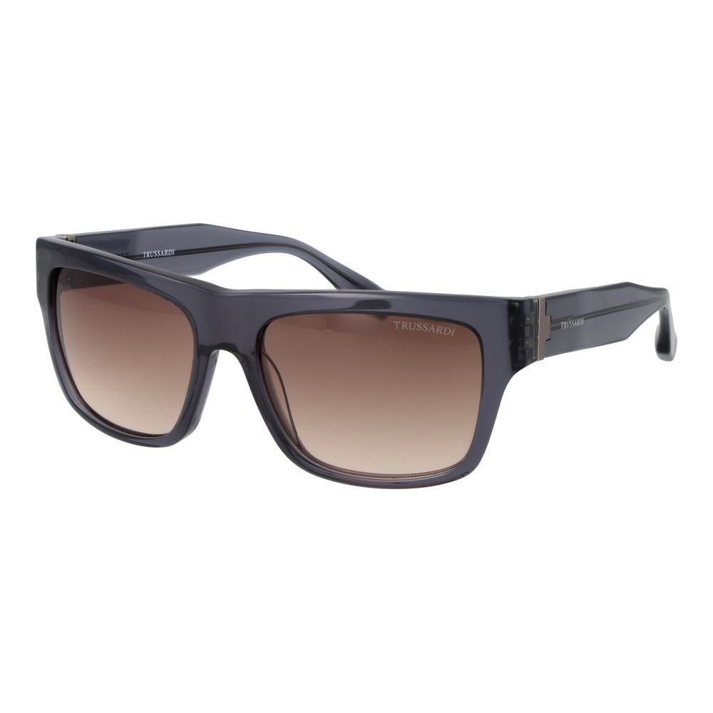 Trussardi Sonnenbrille aus grauem Azetat