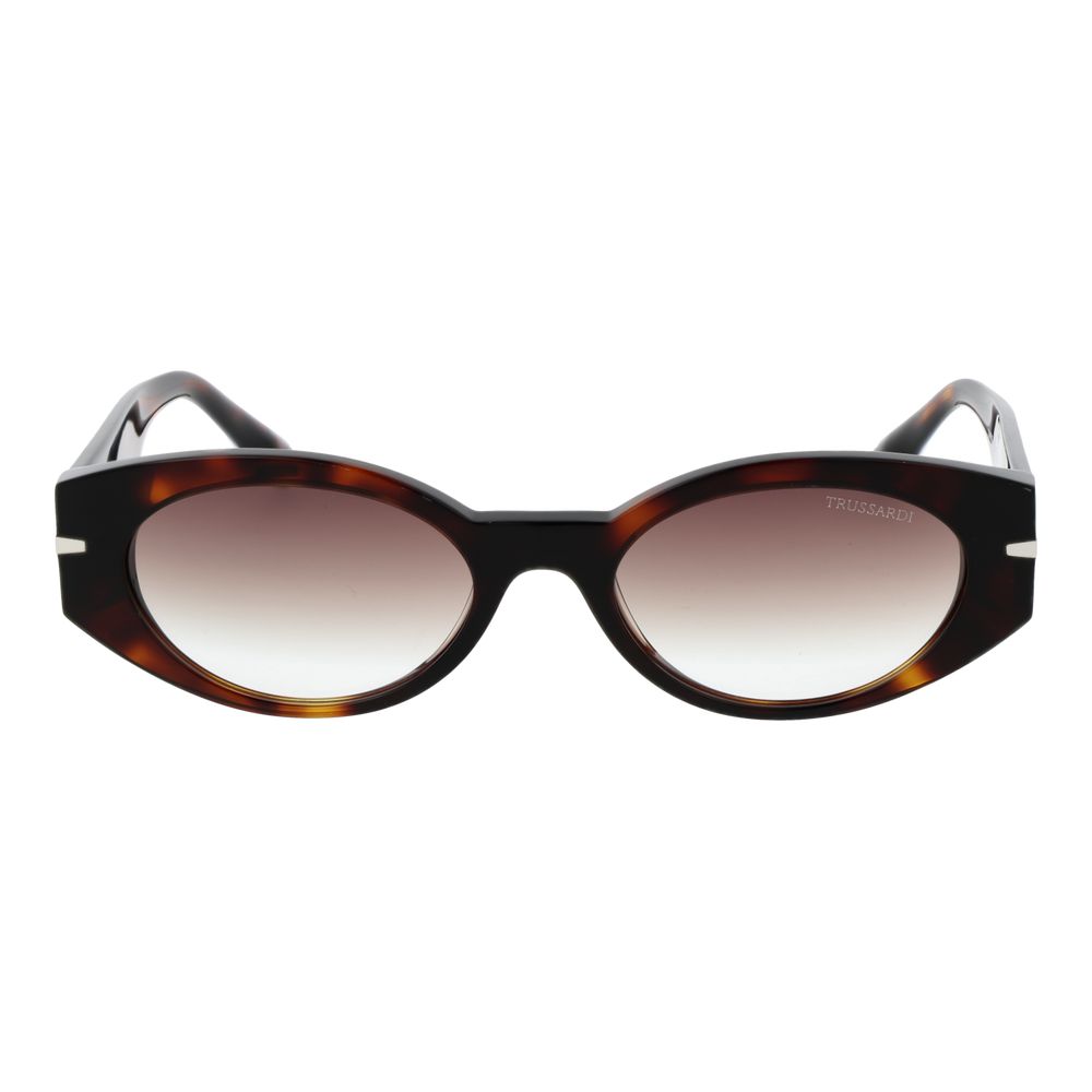 Trussardi Braune Acetat-Sonnenbrille