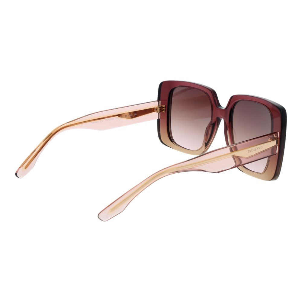 Trussardi Sonnenbrille aus rosa Azetat