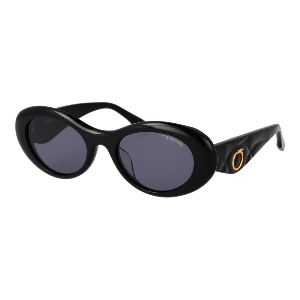 Trussardi Sonnenbrille aus schwarzem Acetat