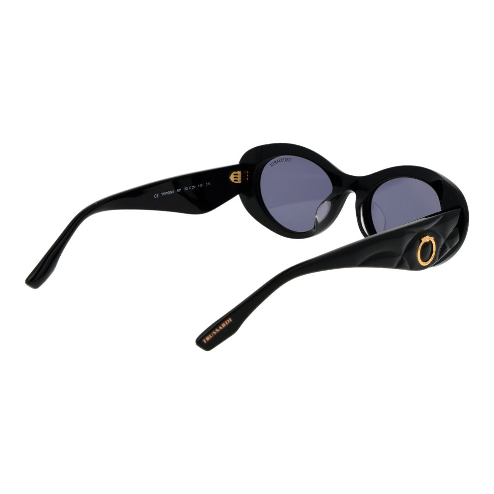 Trussardi Sonnenbrille aus schwarzem Acetat