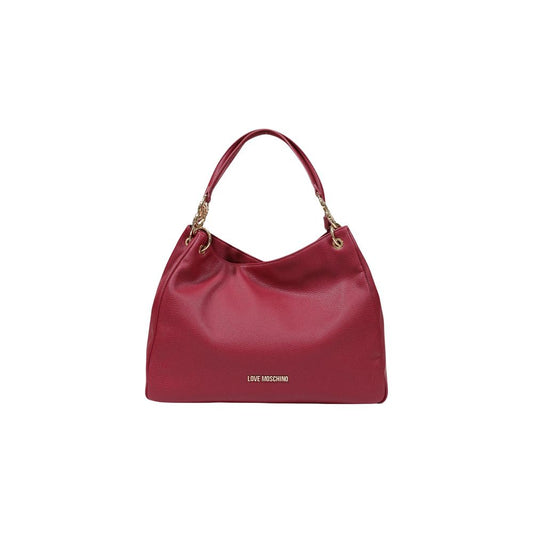 Love Moschino Handtasche aus lila Polyethylen