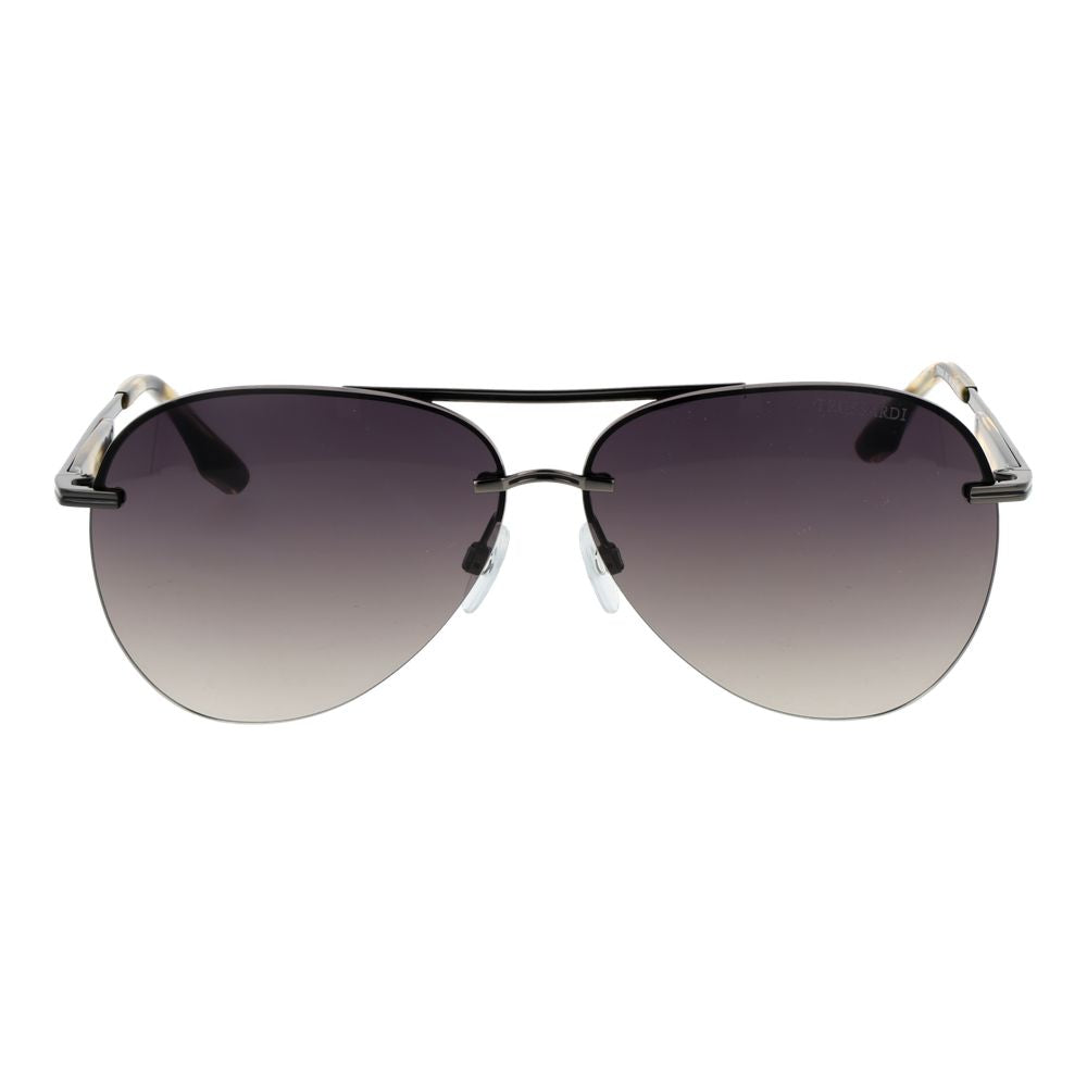 Trussardi Sonnenbrille aus grauem Metall