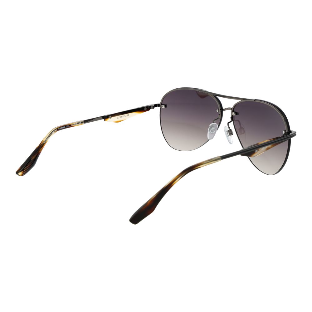 Trussardi Sonnenbrille aus grauem Metall