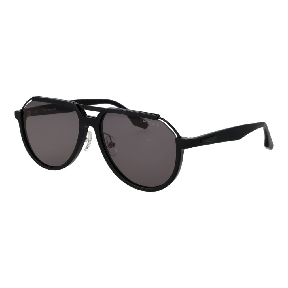 Trussardi Sonnenbrille aus schwarzem Acetat