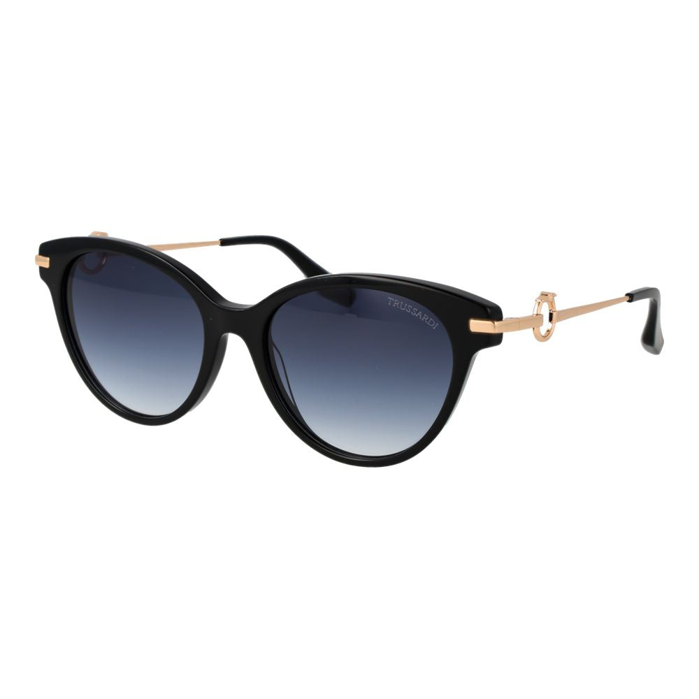 Trussardi Sonnenbrille aus schwarzem Acetat