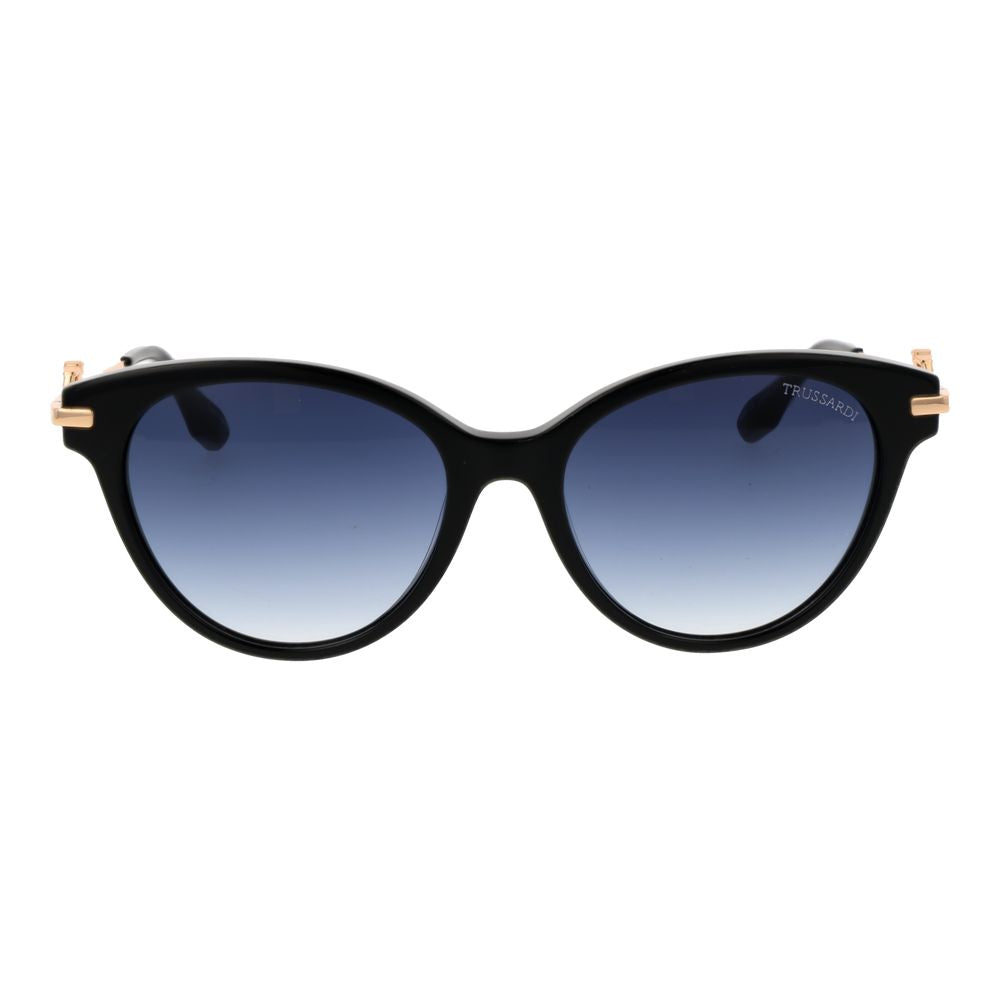Trussardi Sonnenbrille aus schwarzem Acetat
