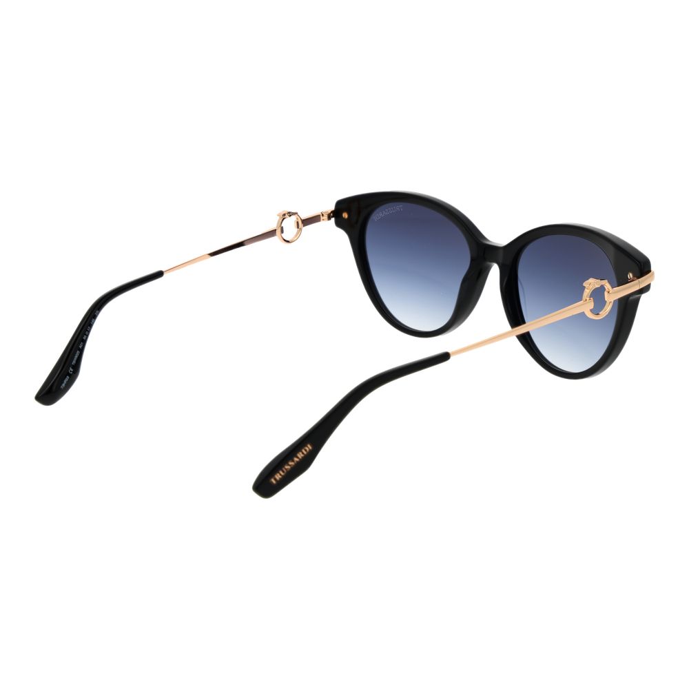Trussardi Sonnenbrille aus schwarzem Acetat