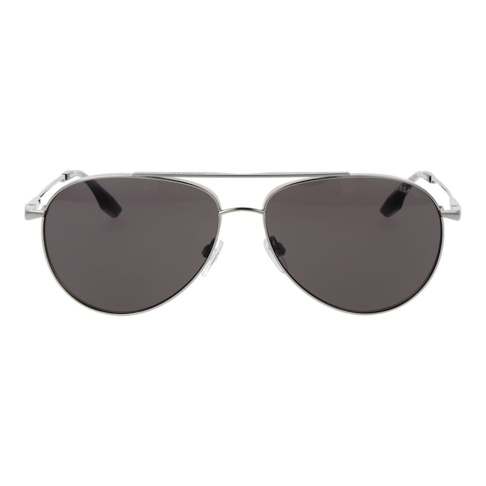 Trussardi Silver Stainless Steel Sunglasses