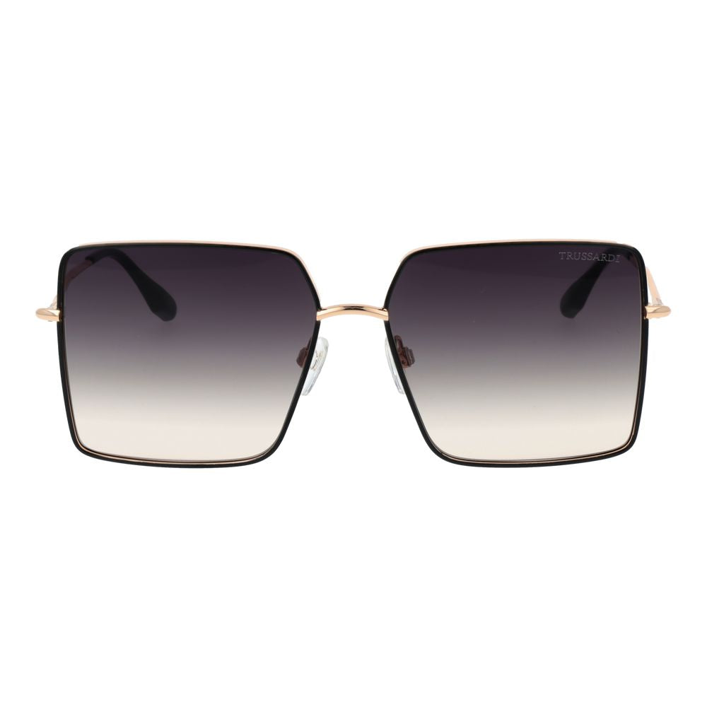 Trussardi Sonnenbrille aus schwarzem Edelstahl