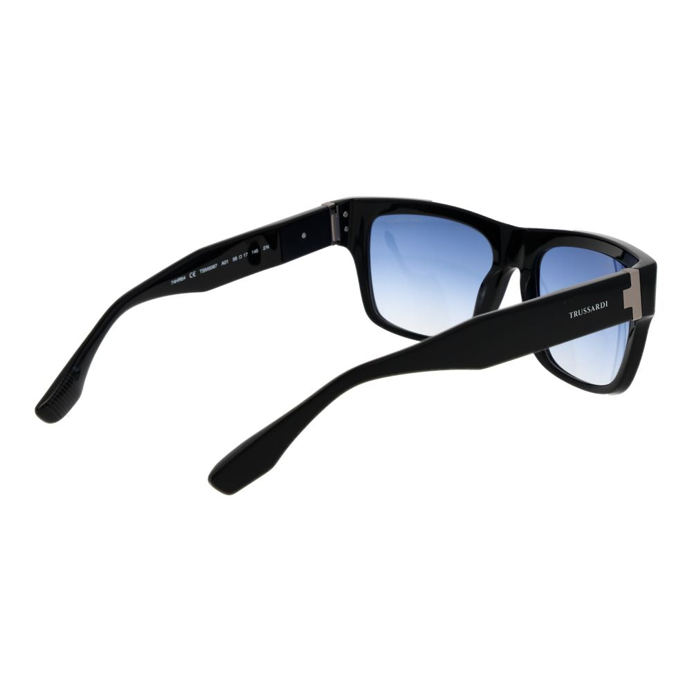 Trussardi Sonnenbrille aus schwarzem Acetat