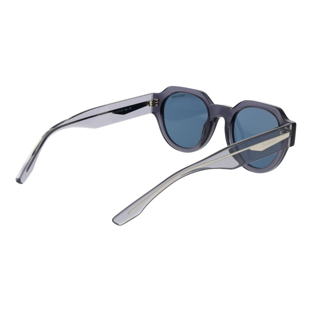 Trussardi Sonnenbrille aus grauem Azetat