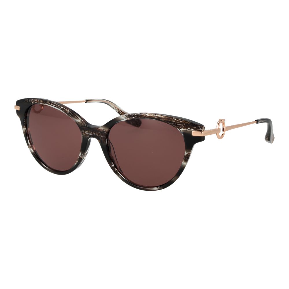 Trussardi Braune Acetat-Sonnenbrille