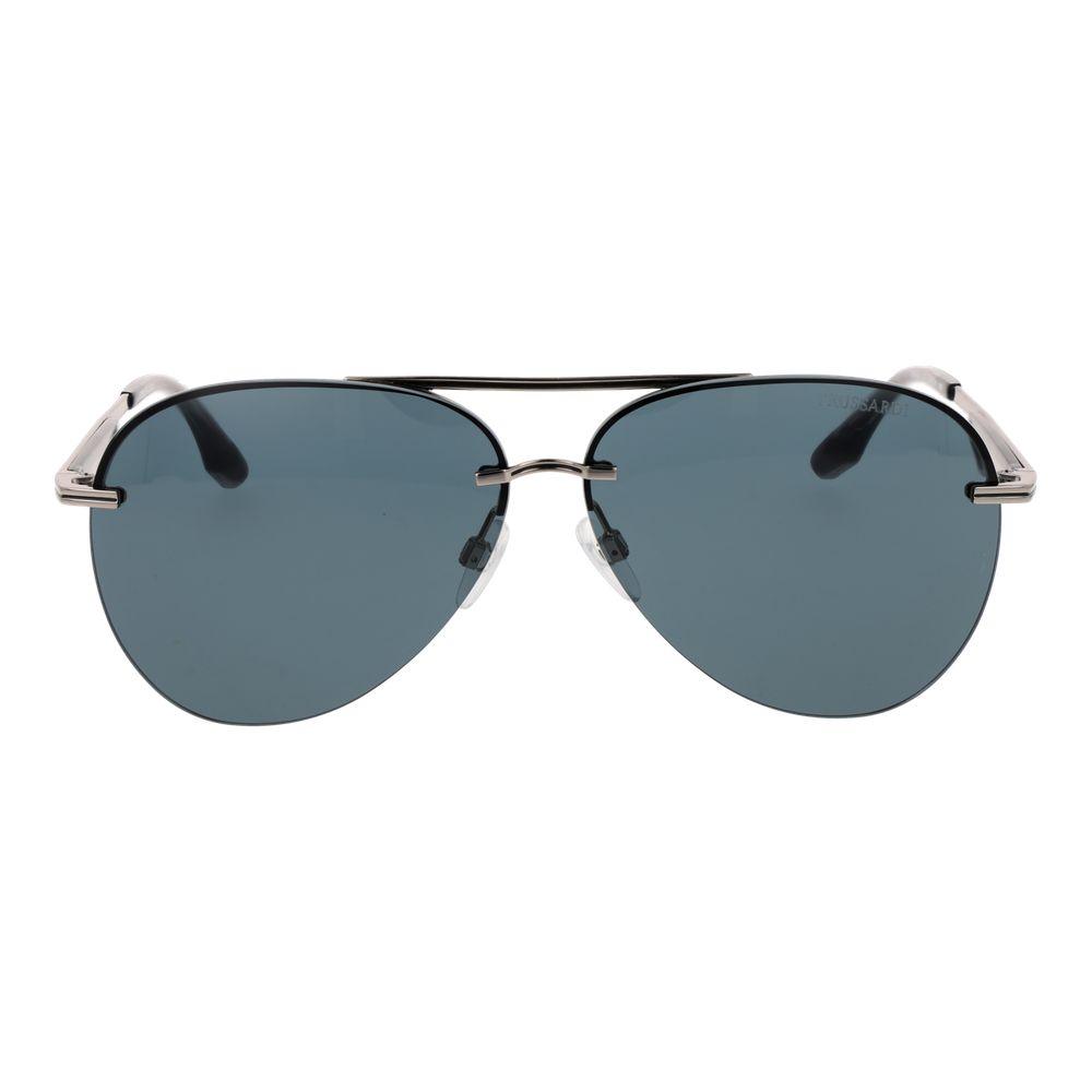 Trussardi Gray Metal Sunglasses